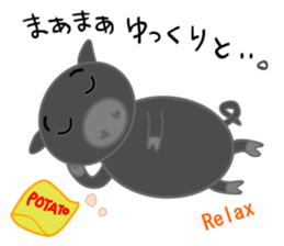 Curry loves black pig of Chelsea sticker #8757542