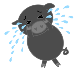 Curry loves black pig of Chelsea sticker #8757555