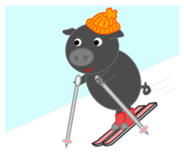 Curry loves black pig of Chelsea sticker #8757557