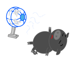 Curry loves black pig of Chelsea sticker #8757559