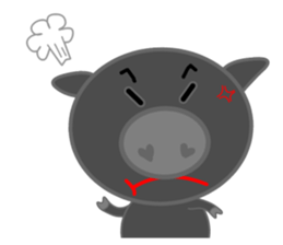 Curry loves black pig of Chelsea sticker #8757564