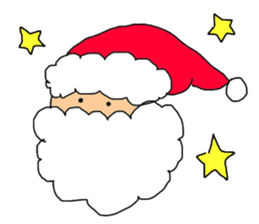 Merry Christmas nice night sticker #8758022