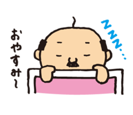 Lovely old man stamp sticker #8758143