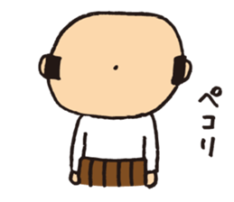 Lovely old man stamp sticker #8758152