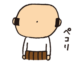 Lovely old man stamp sticker #8758152