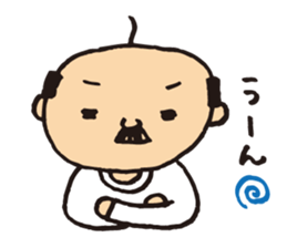 Lovely old man stamp sticker #8758153