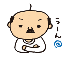 Lovely old man stamp sticker #8758153