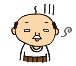 Lovely old man stamp sticker #8758154