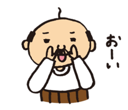 Lovely old man stamp sticker #8758162