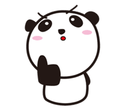 Upward Panda sticker #8758778