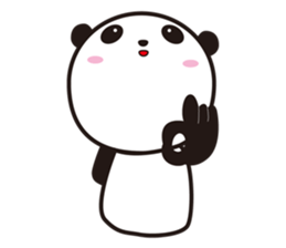 Upward Panda sticker #8758780