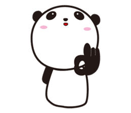 Upward Panda sticker #8758780