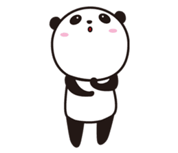 Upward Panda sticker #8758781
