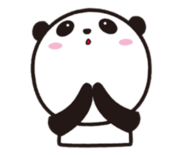 Upward Panda sticker #8758782