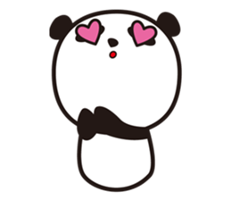 Upward Panda sticker #8758783