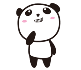 Upward Panda sticker #8758784