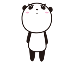 Upward Panda sticker #8758785