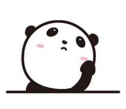 Upward Panda sticker #8758792