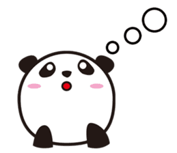 Upward Panda sticker #8758793