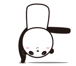 Upward Panda sticker #8758794