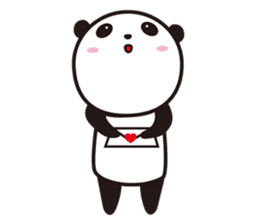 Upward Panda sticker #8758795