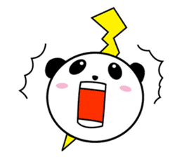 Upward Panda sticker #8758800