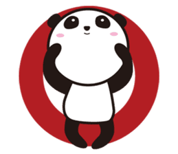 Upward Panda sticker #8758802