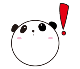 Upward Panda sticker #8758804