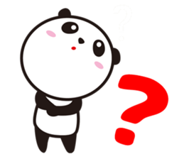 Upward Panda sticker #8758805