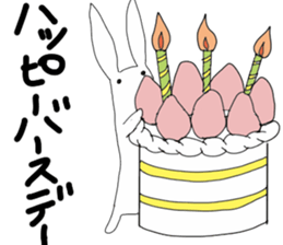Rabbit evryday sticker #8759343
