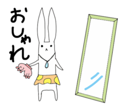 Rabbit evryday sticker #8759345