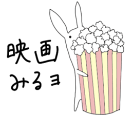 Rabbit evryday sticker #8759351