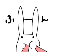 Rabbit evryday sticker #8759356