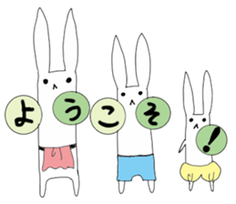 Rabbit evryday sticker #8759362