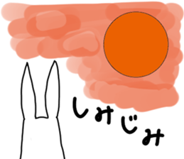 Rabbit evryday sticker #8759365