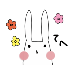 Rabbit evryday sticker #8759366