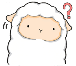 The lamb who like cotton candy sticker #8759780