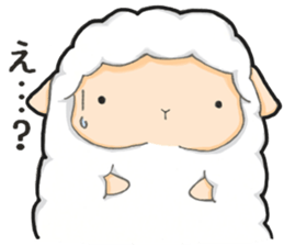 The lamb who like cotton candy sticker #8759786