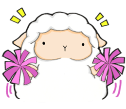 The lamb who like cotton candy sticker #8759792