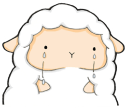 The lamb who like cotton candy sticker #8759798