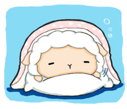 The lamb who like cotton candy sticker #8759806