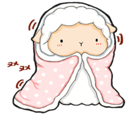 The lamb who like cotton candy sticker #8759807