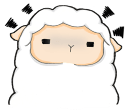 The lamb who like cotton candy sticker #8759812