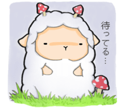 The lamb who like cotton candy sticker #8759816