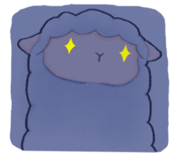The lamb who like cotton candy sticker #8759817