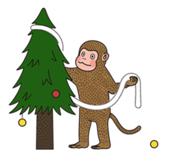 hasty monkey sticker #8759868