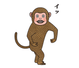 hasty monkey sticker #8759893
