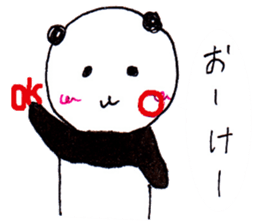 kawaii panda japanese sticker #8760107