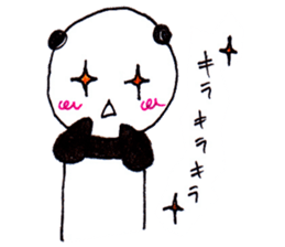 kawaii panda japanese sticker #8760111
