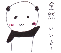 kawaii panda japanese sticker #8760121